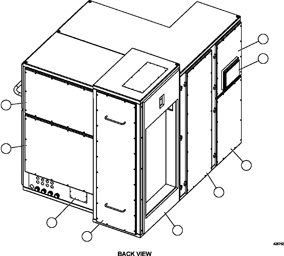 COVER, DIAGNOSTIC BOX 58C-06-00770 KOMATSU