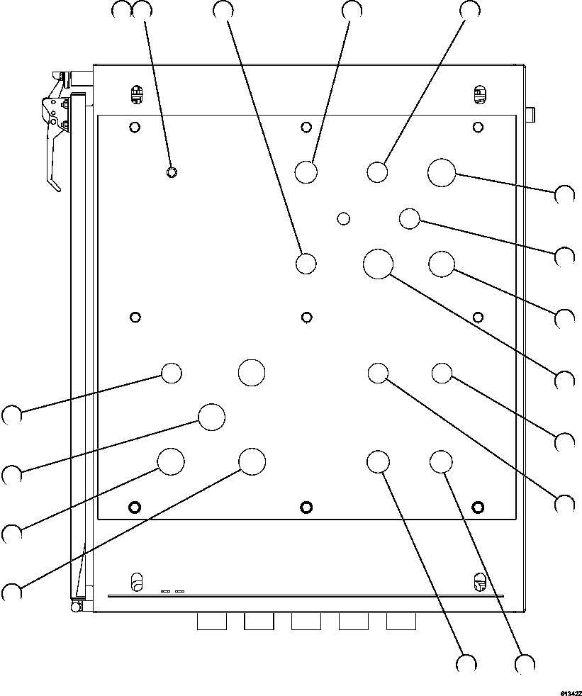 HARNESS, RIGHT FRONT FRAME XB8941 KOMATSU