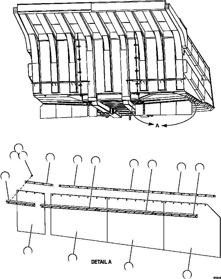 Брызговик XB6299 KOMATSU