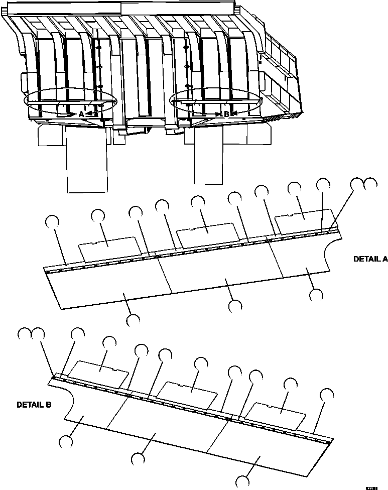 Монтажная пластина 58B-74-00140 KOMATSU