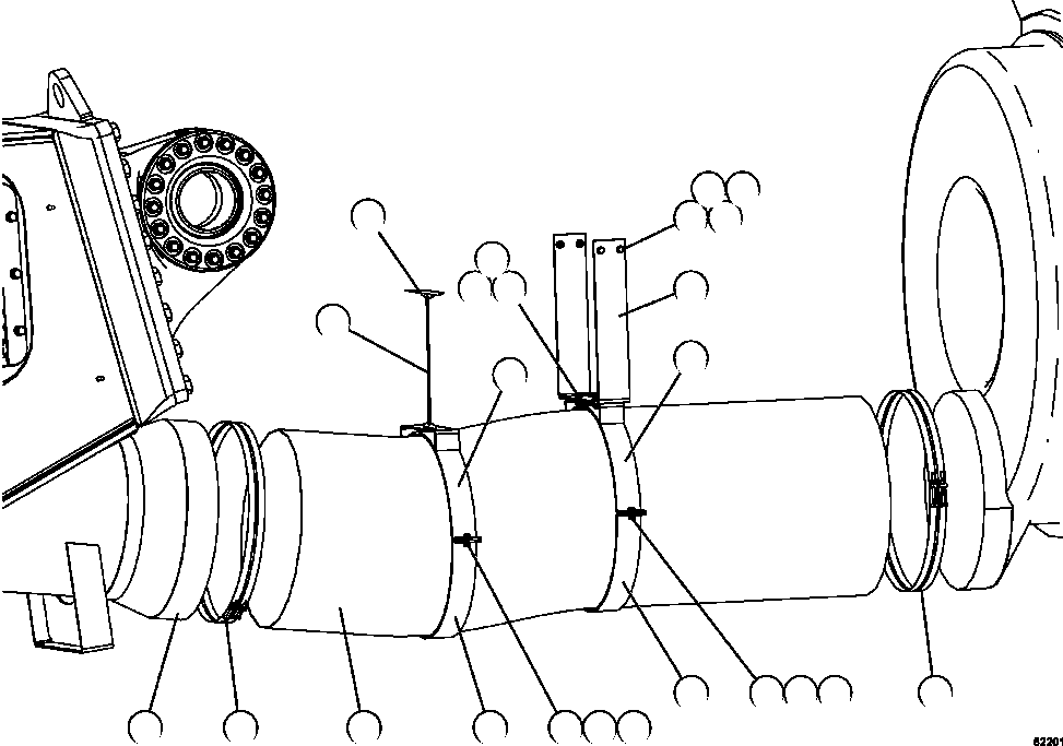PLATE (1) 58B-00-00280 KOMATSU