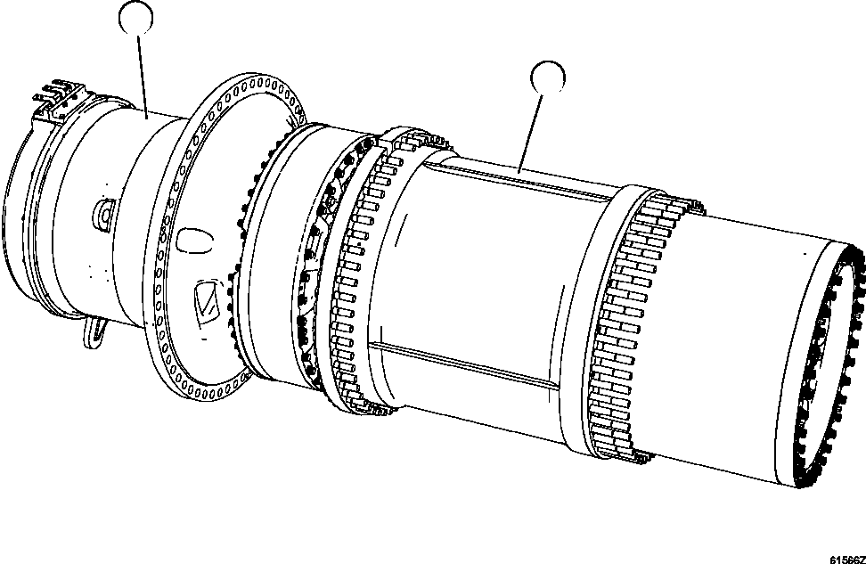 ELECTRIC WHEEL MOTOR (SEE INDEX) 58B-06-02140 KOMATSU