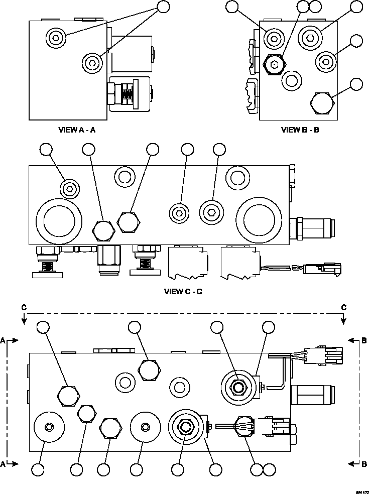 VALVE, PRESSURE REDUCTION XA5608 KOMATSU