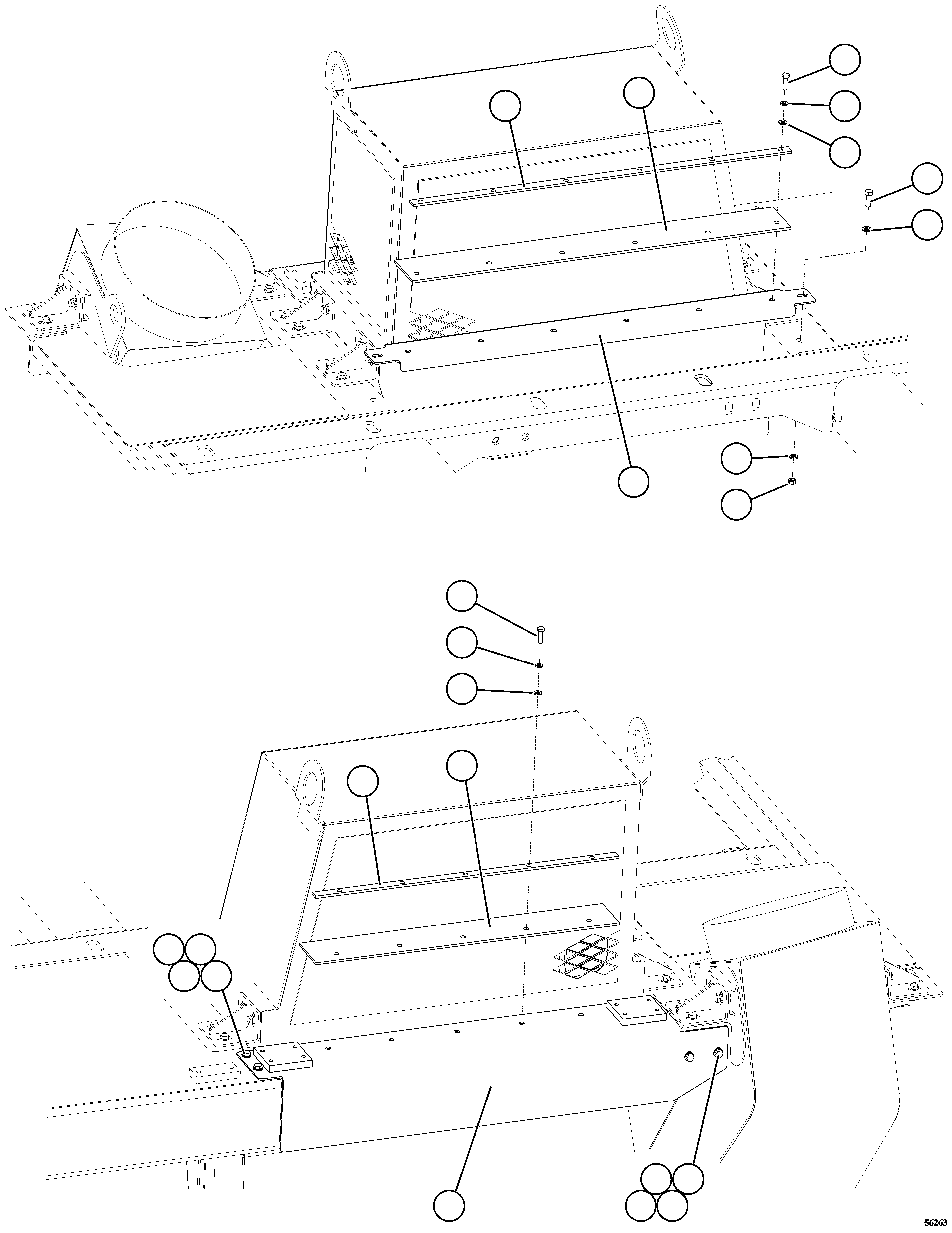 Планка 58D-80-00330 KOMATSU