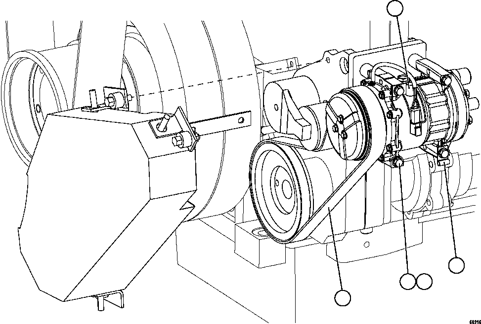 Винт с головкой - M8 X 1.25 X 100 XA5339 KOMATSU