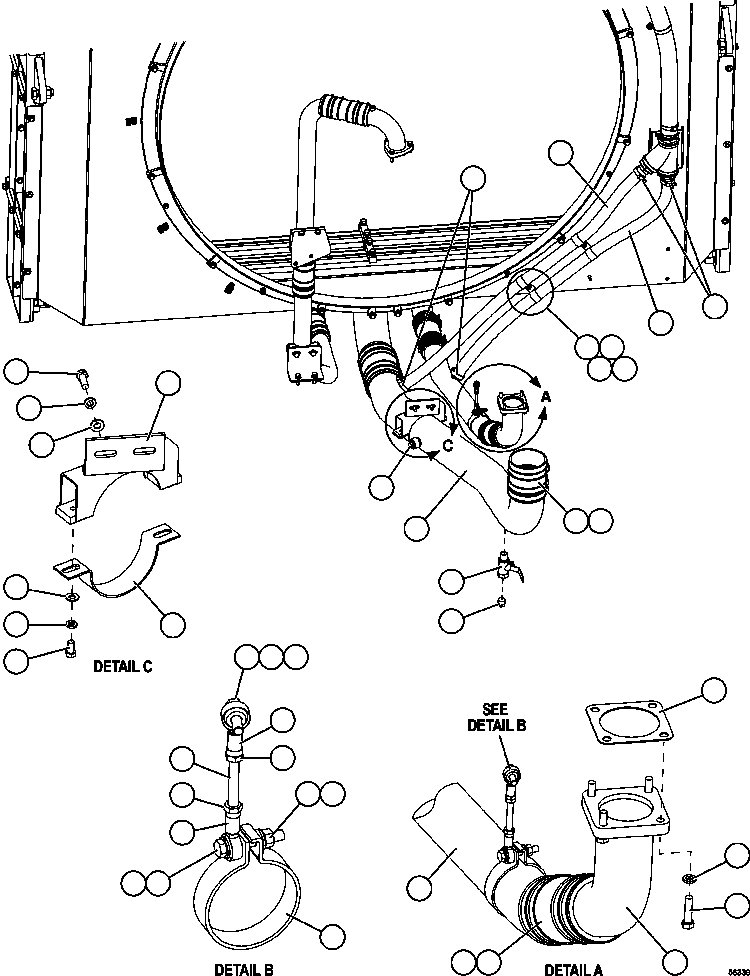 TUBE, COOLANT XC2602 KOMATSU