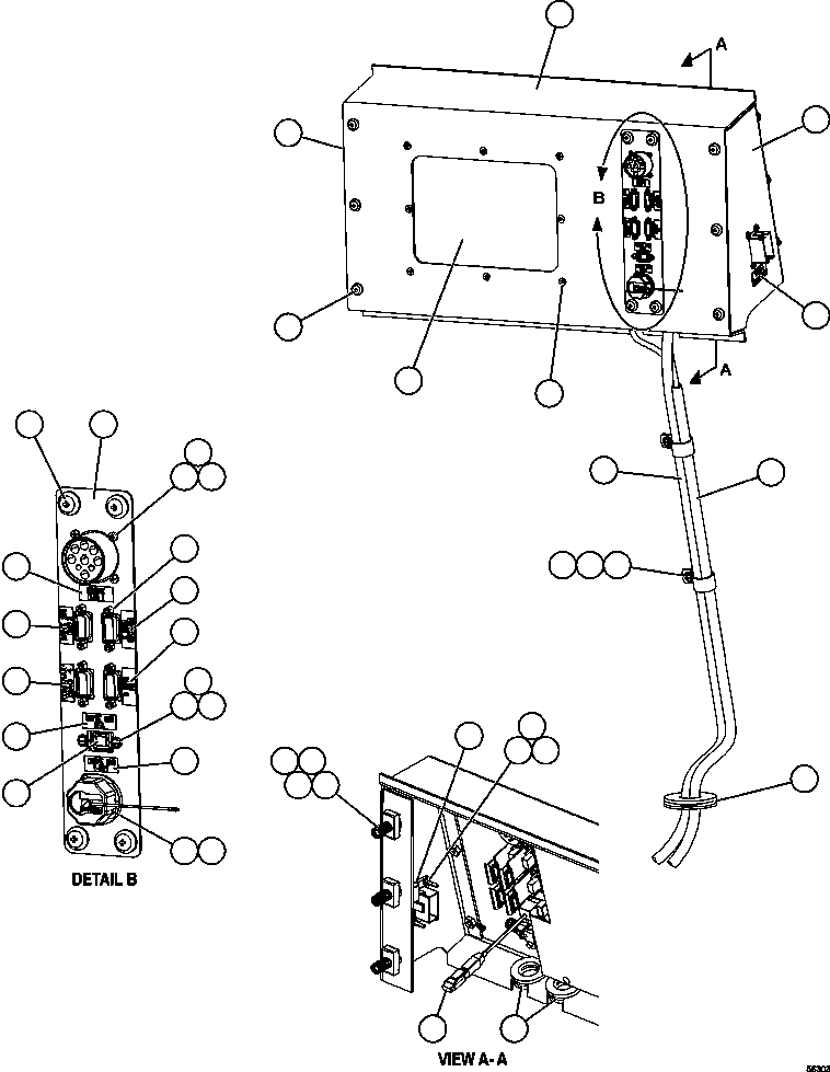 HARNESS, ENGINE/CAB DIAGNOSTIC 58D-06-00521 KOMATSU