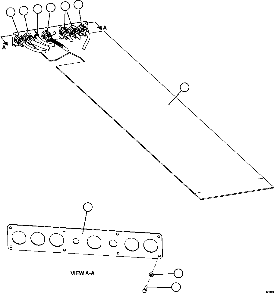 HARNESS, OPERATOR CONTROLS 58D-06-00541 KOMATSU