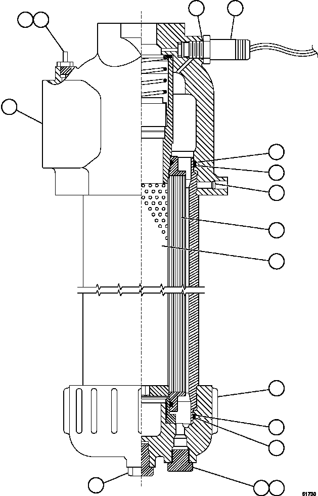 ELEMENT, FILTER (2) 58E-60-00050 KOMATSU
