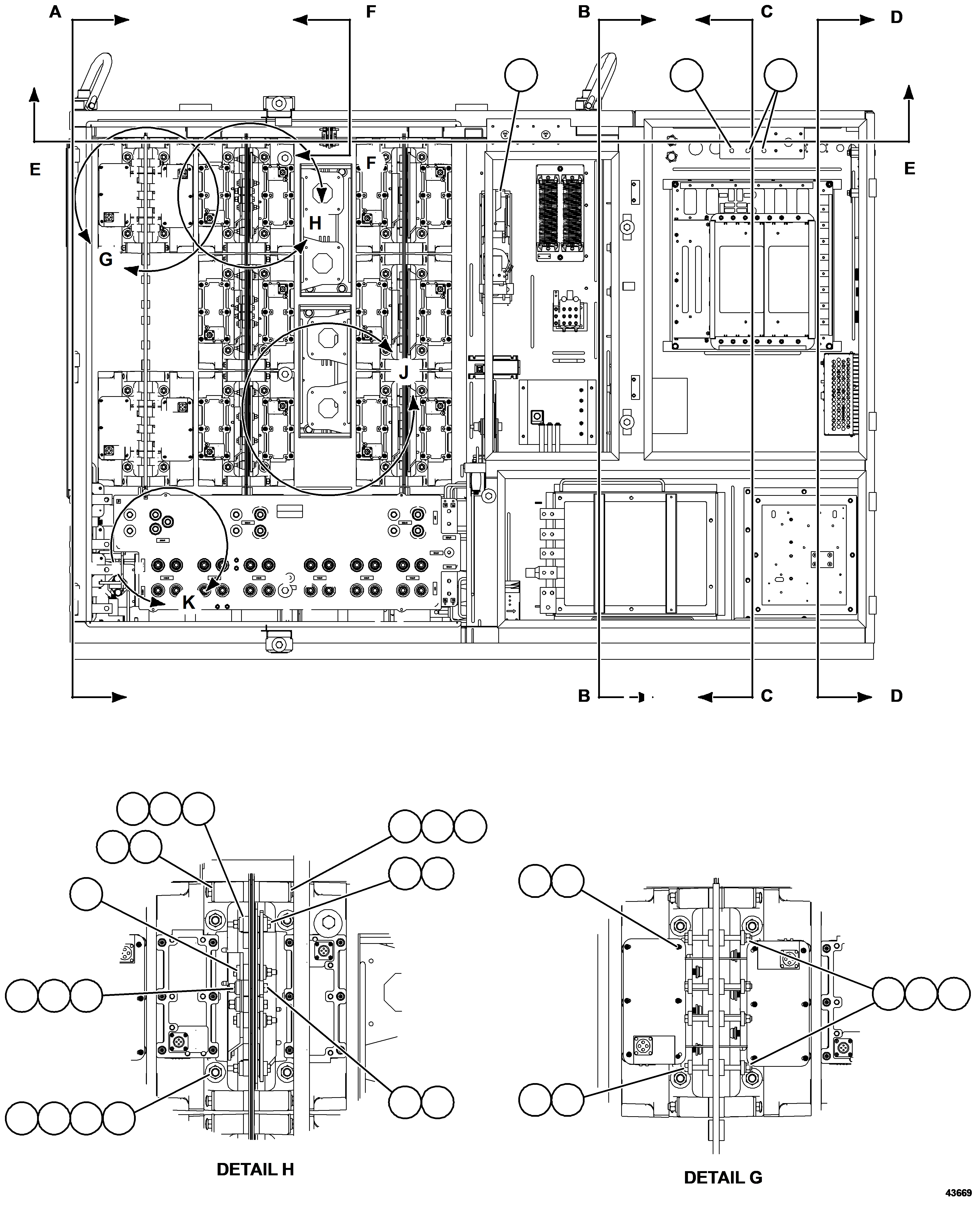 HARNESS, WIRING - JMP 58D-43-00100 KOMATSU