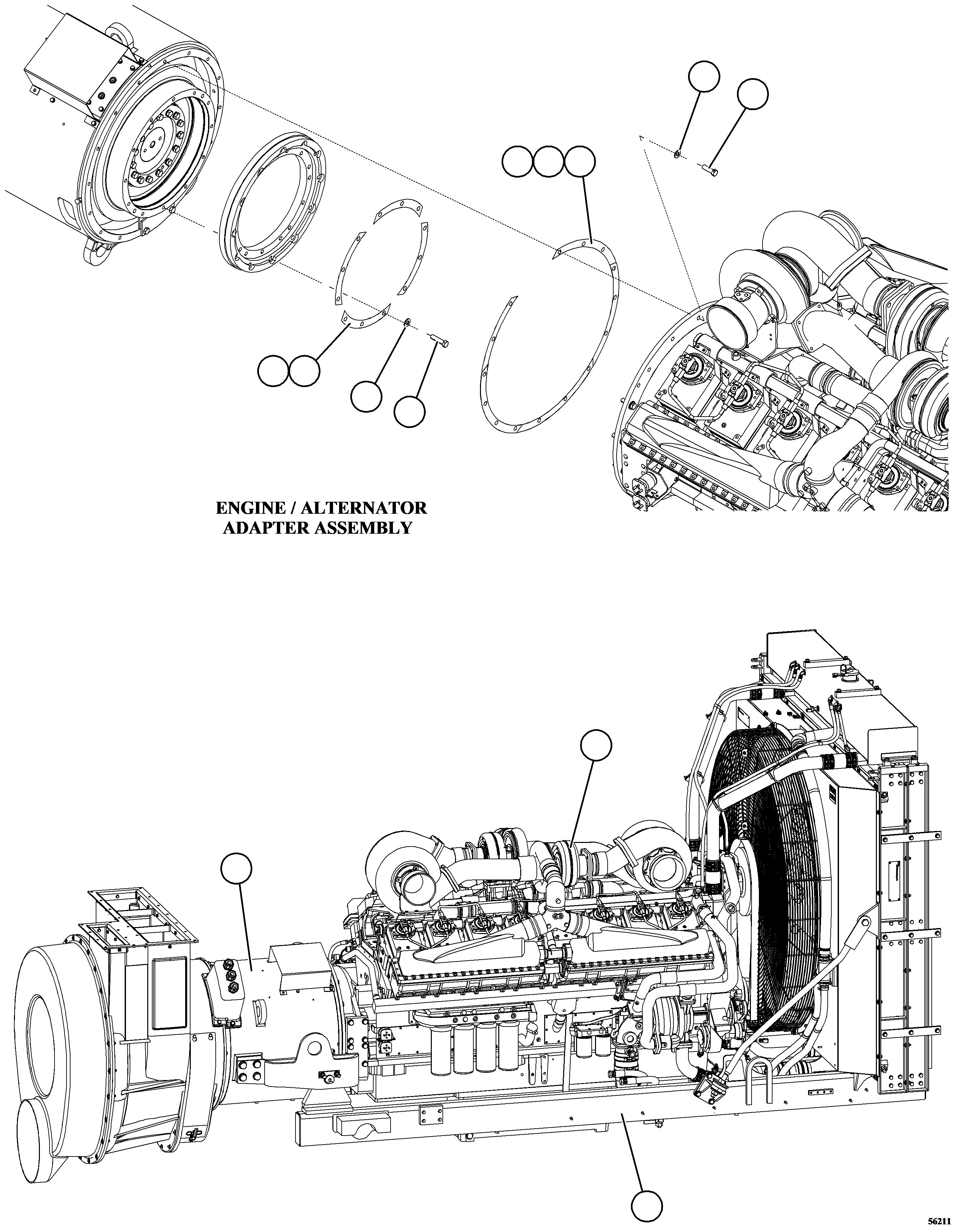 SUB-FRAME 58D-47-00002 KOMATSU