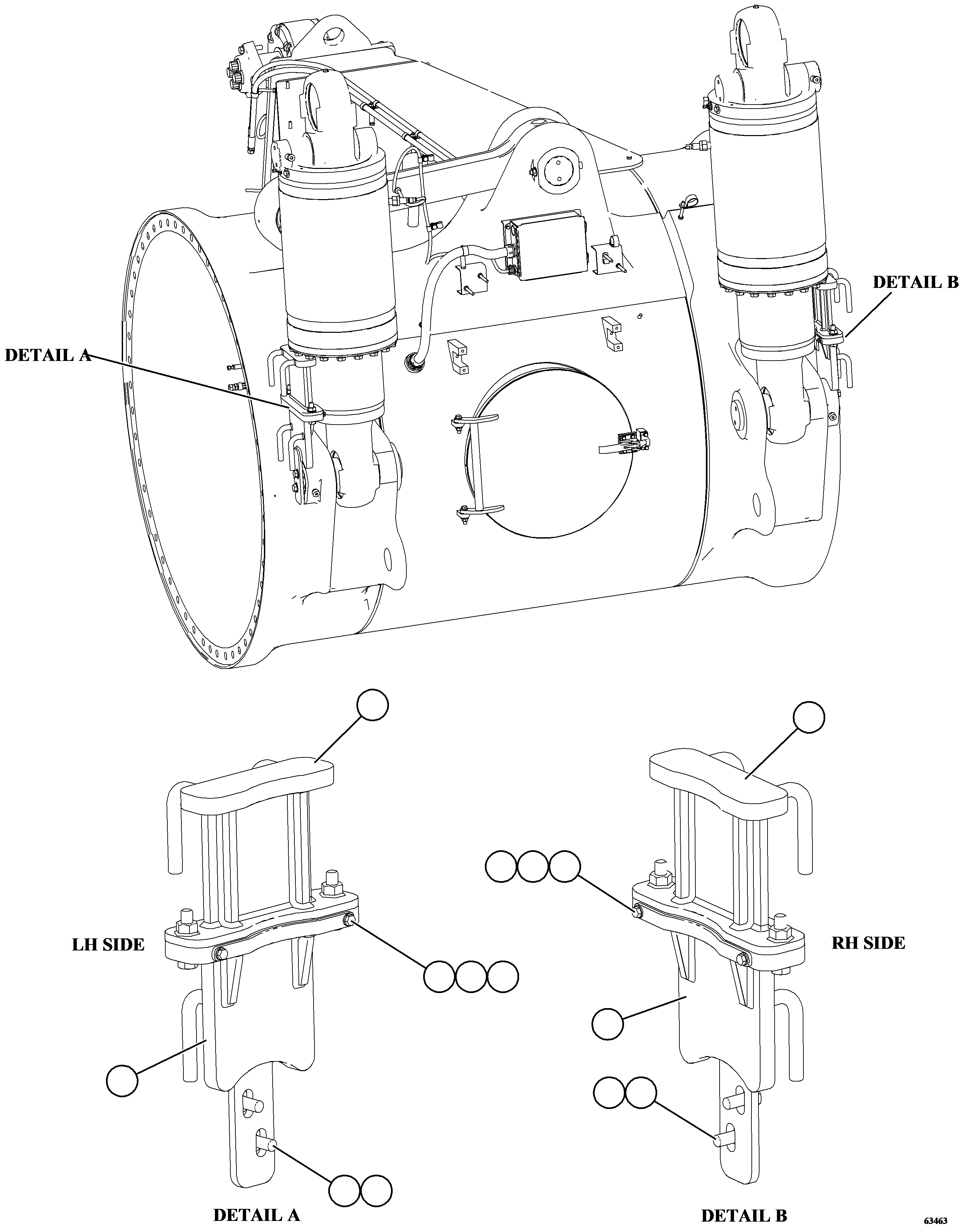 BLOCK, CHARGING (1) 58D-50-80320 KOMATSU