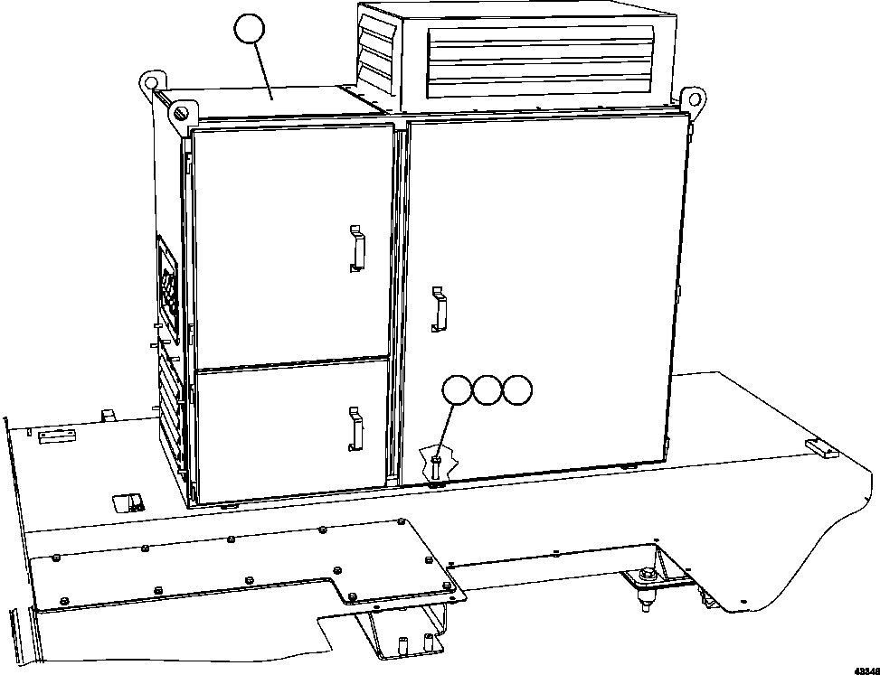 CABINET, TROLLEY (SEE INDEX) 58B-06-20700 KOMATSU