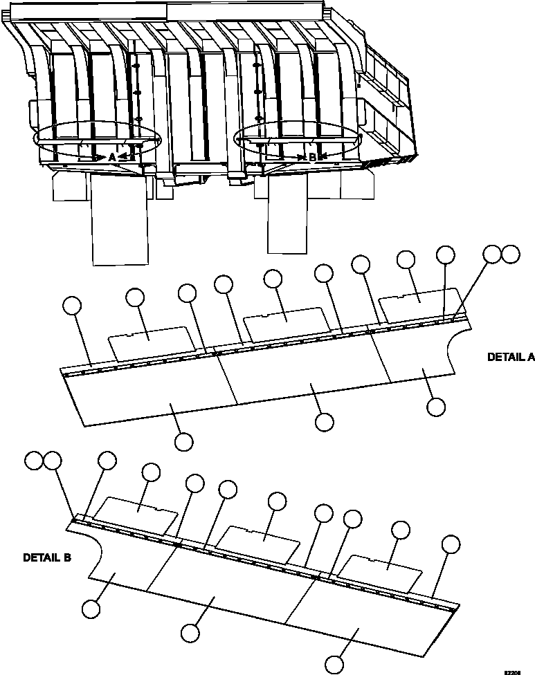 Монтажная пластина 58B-74-00141 KOMATSU