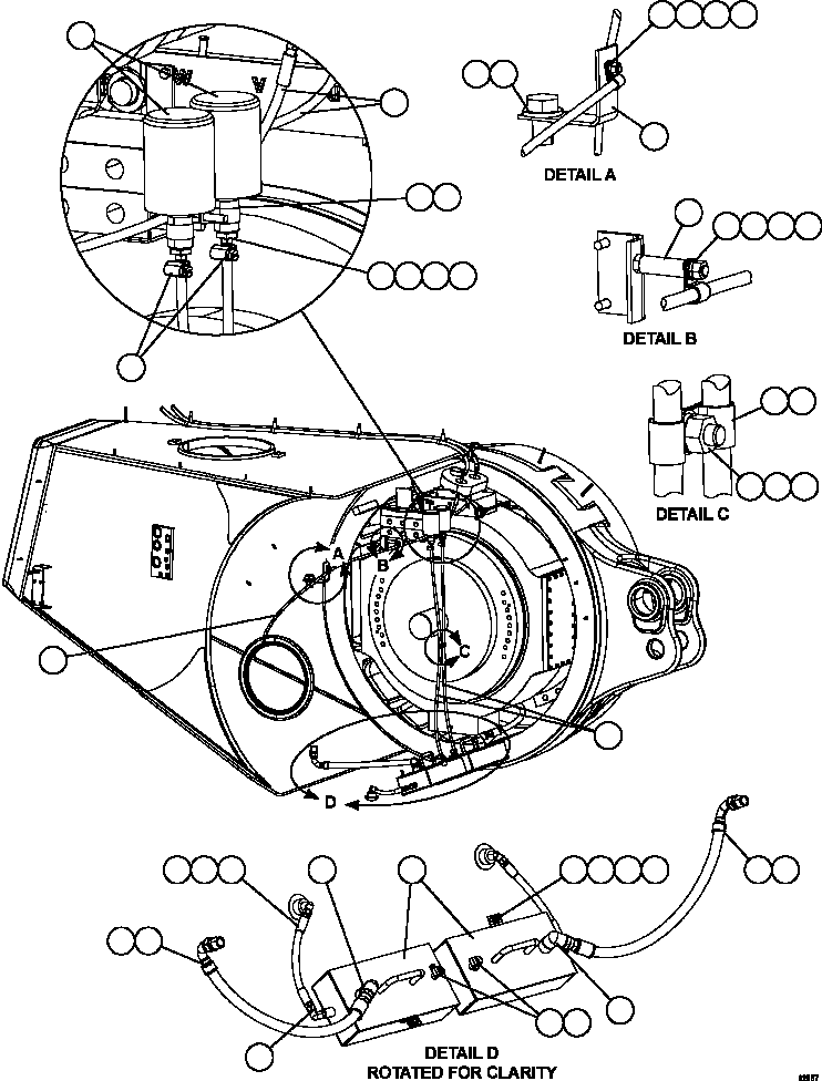 Шланг 58B-22-00490 KOMATSU