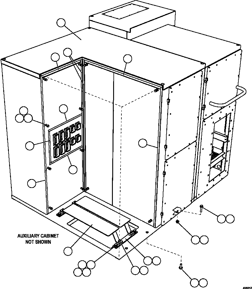 INVERTER CABINET (SEE INDEX) 58B-06-20501 KOMATSU