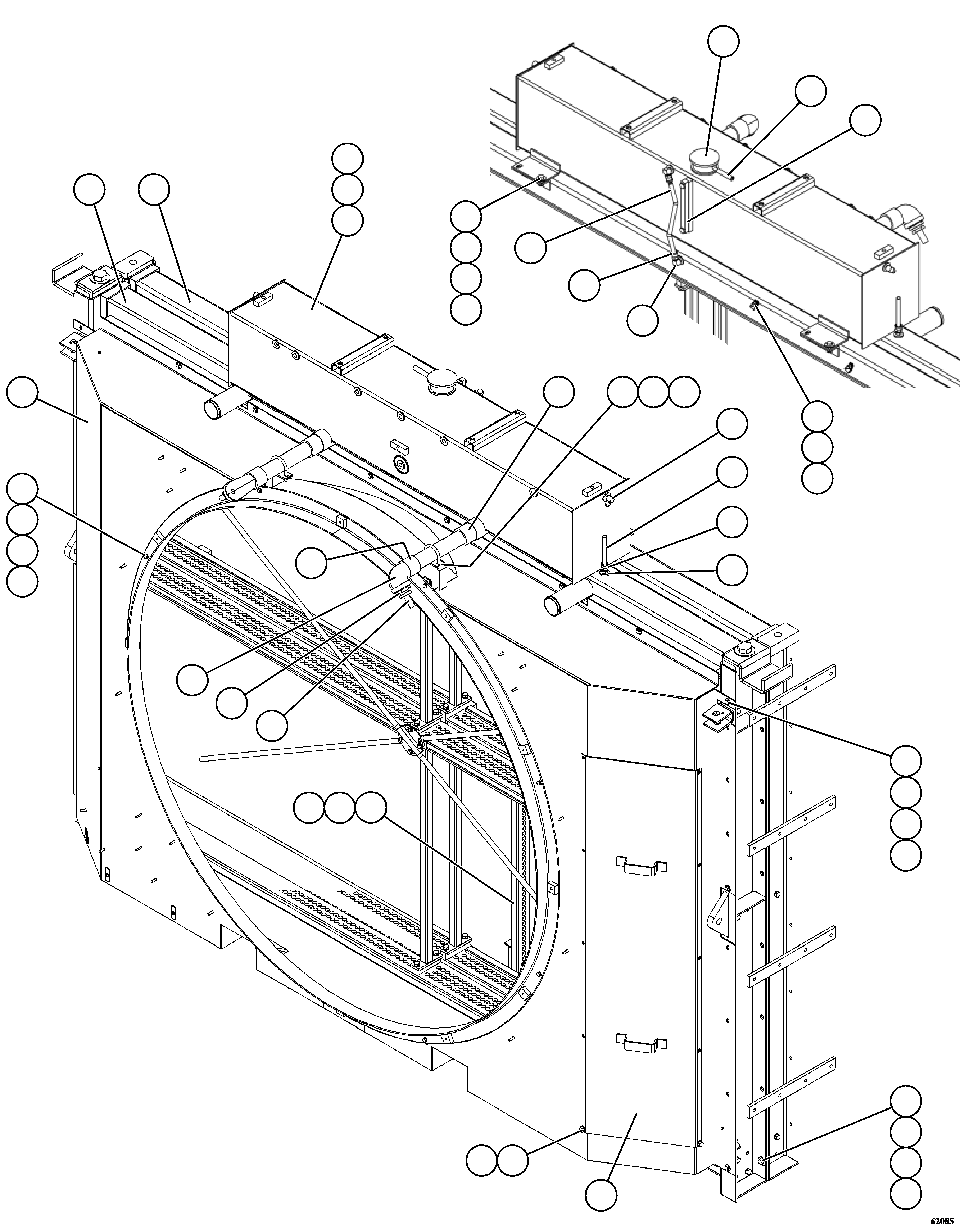 HOSE, OVERFLOW 58B-03-01320 KOMATSU