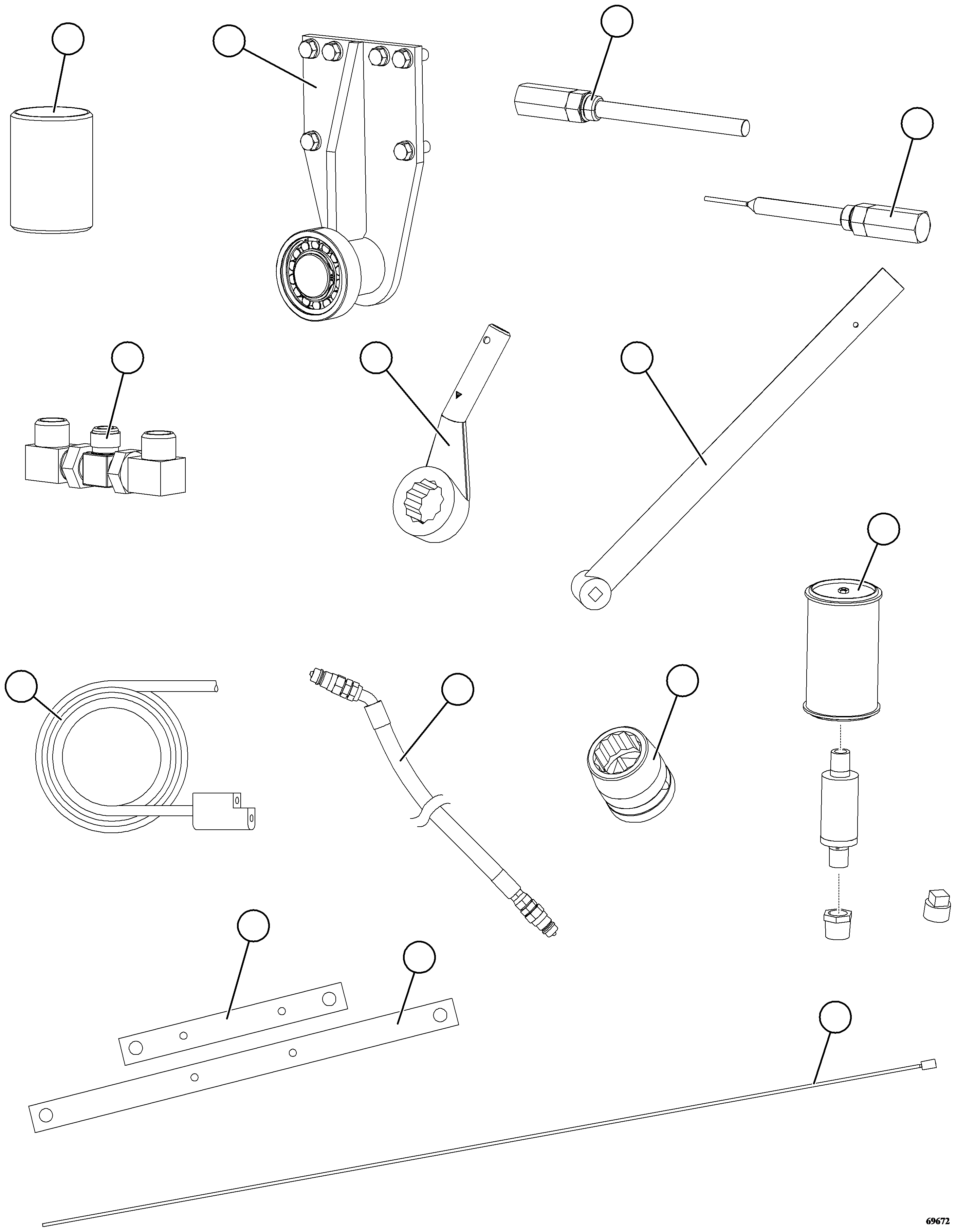 PROBE, OIL SAMPLING 58F-98-50010 KOMATSU