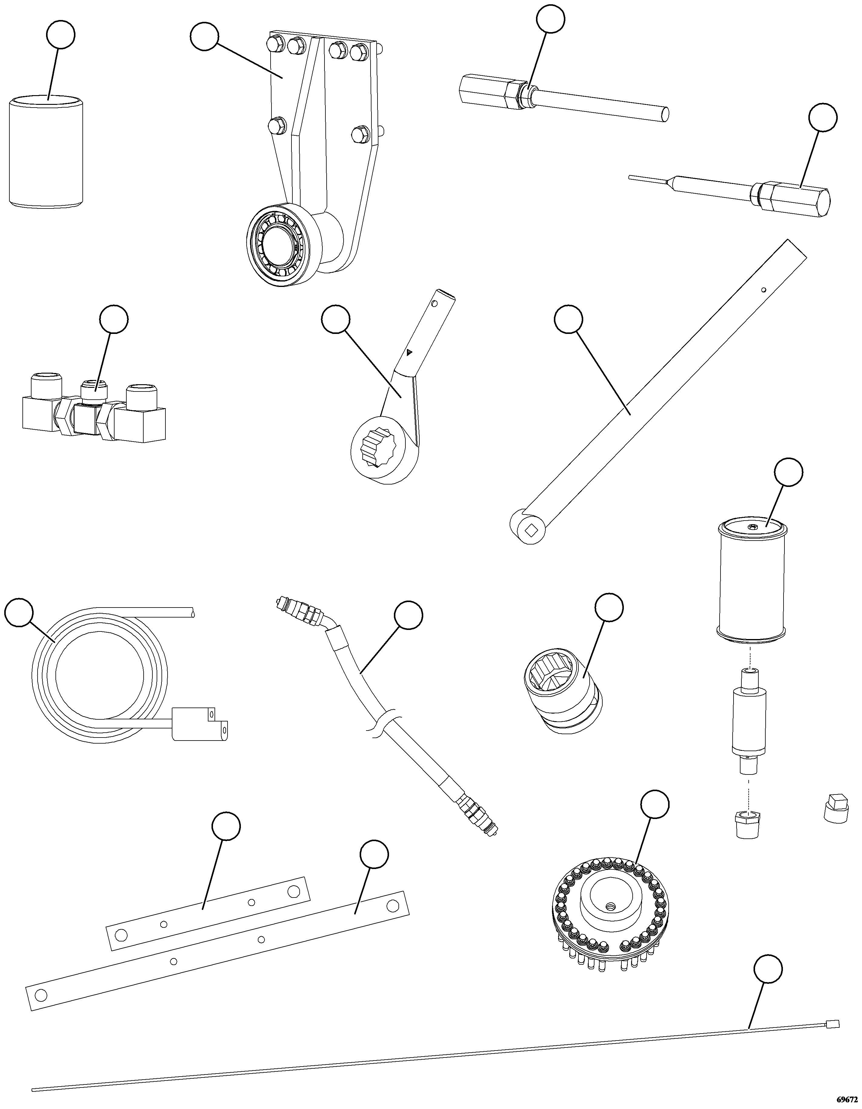 PLATE, PULLLER 58B-50-00230 KOMATSU