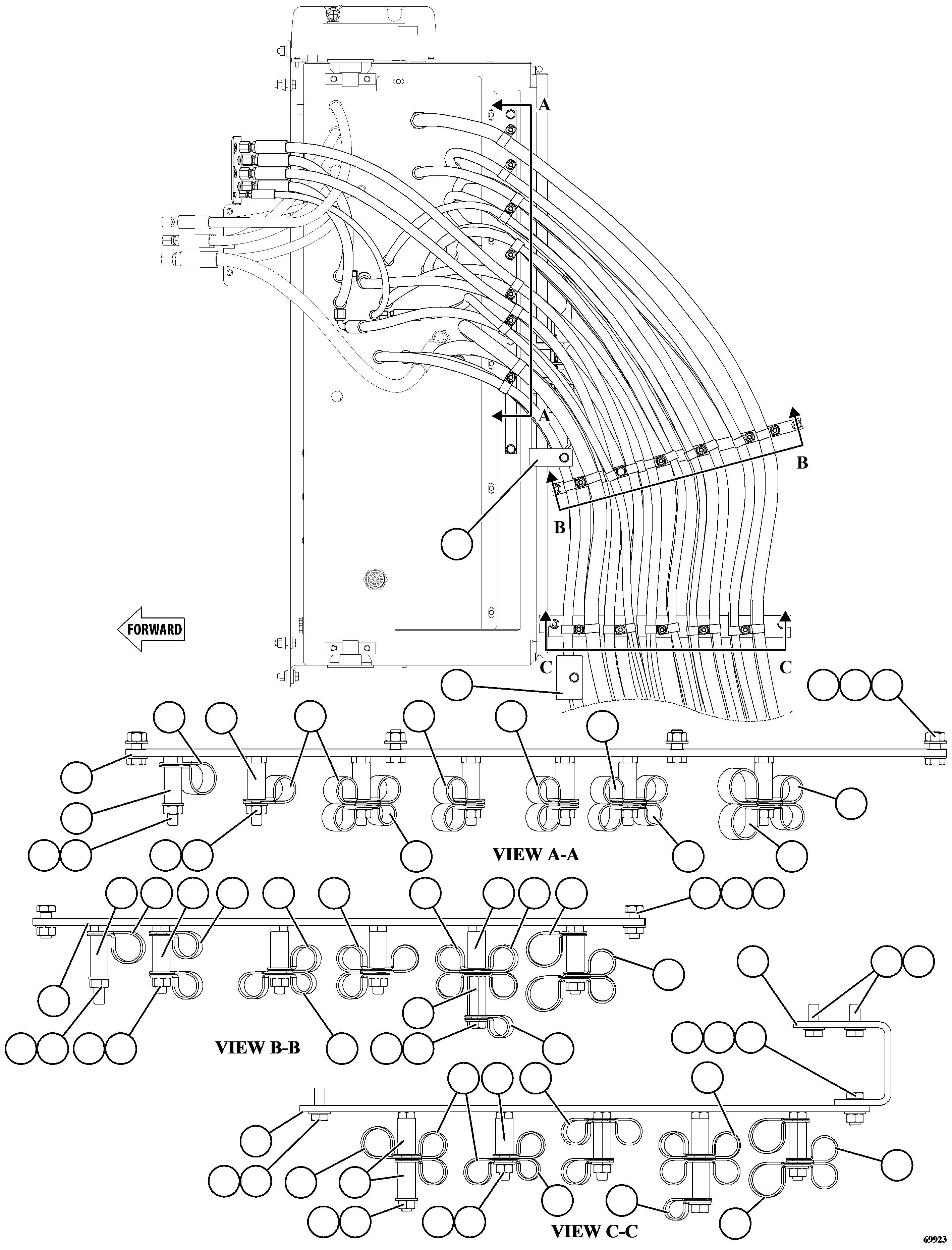 Кронштейн 58B-60-10591 KOMATSU