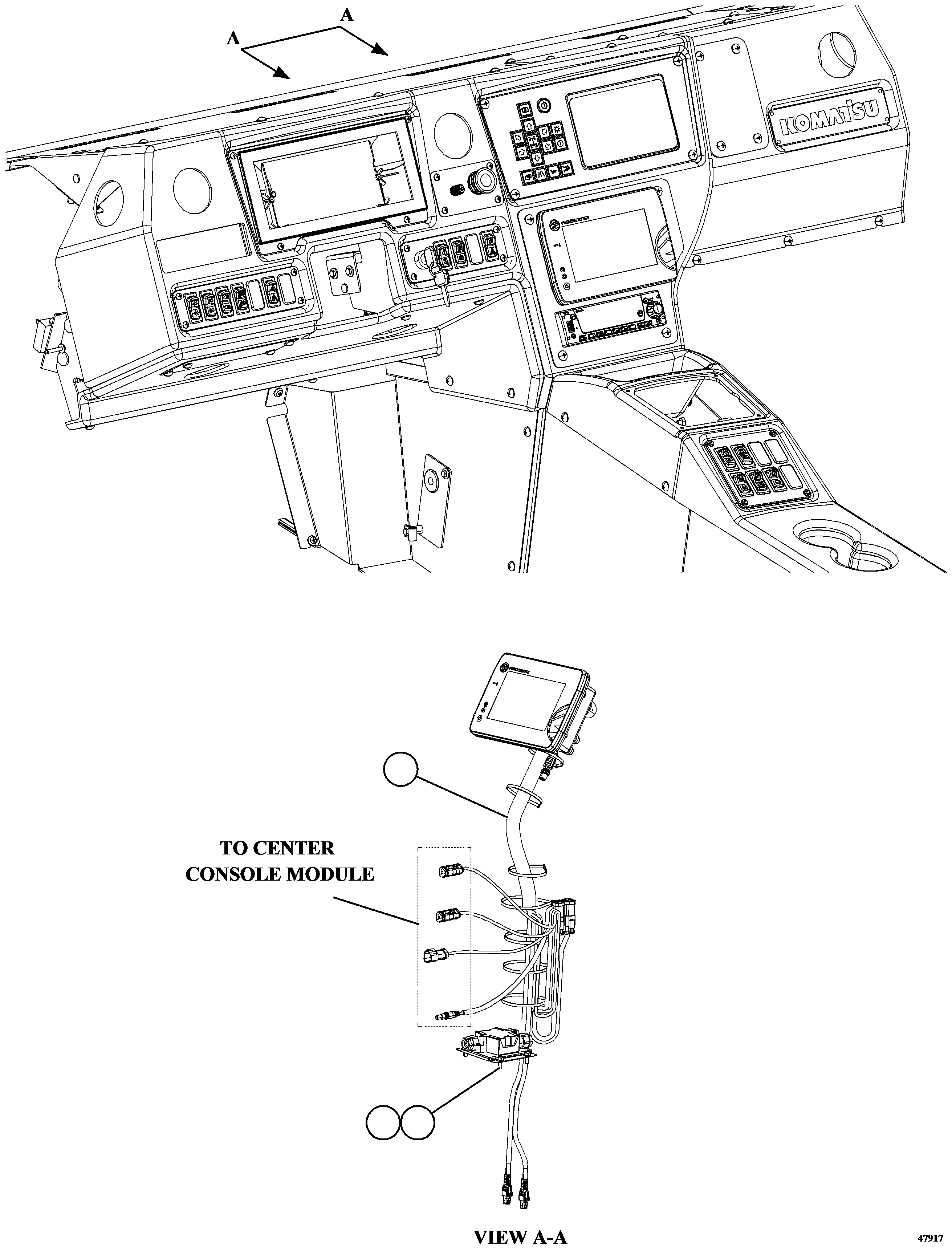 HARNESS, WIRING - MMSI PTX-C 304975 KOMATSU