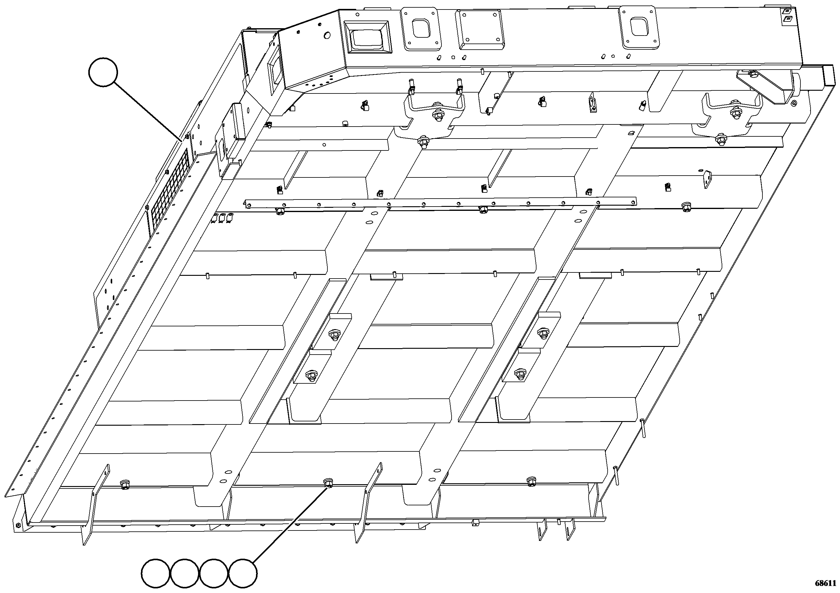RETARDING GRID (SEE INDEX) 58F-06-05890 KOMATSU