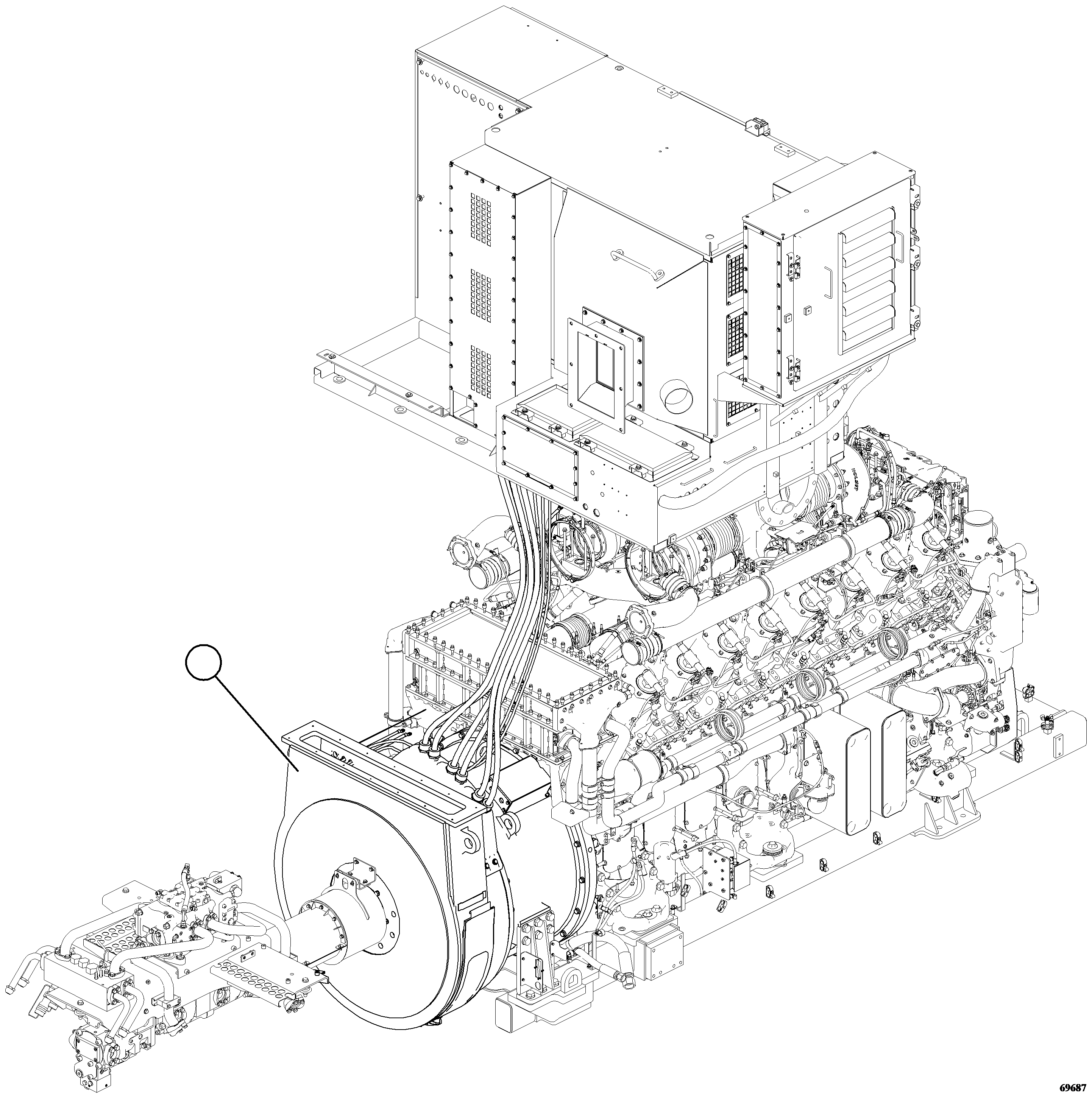 ALTERNATOR ASSEMBLY 58B-01-10200 KOMATSU