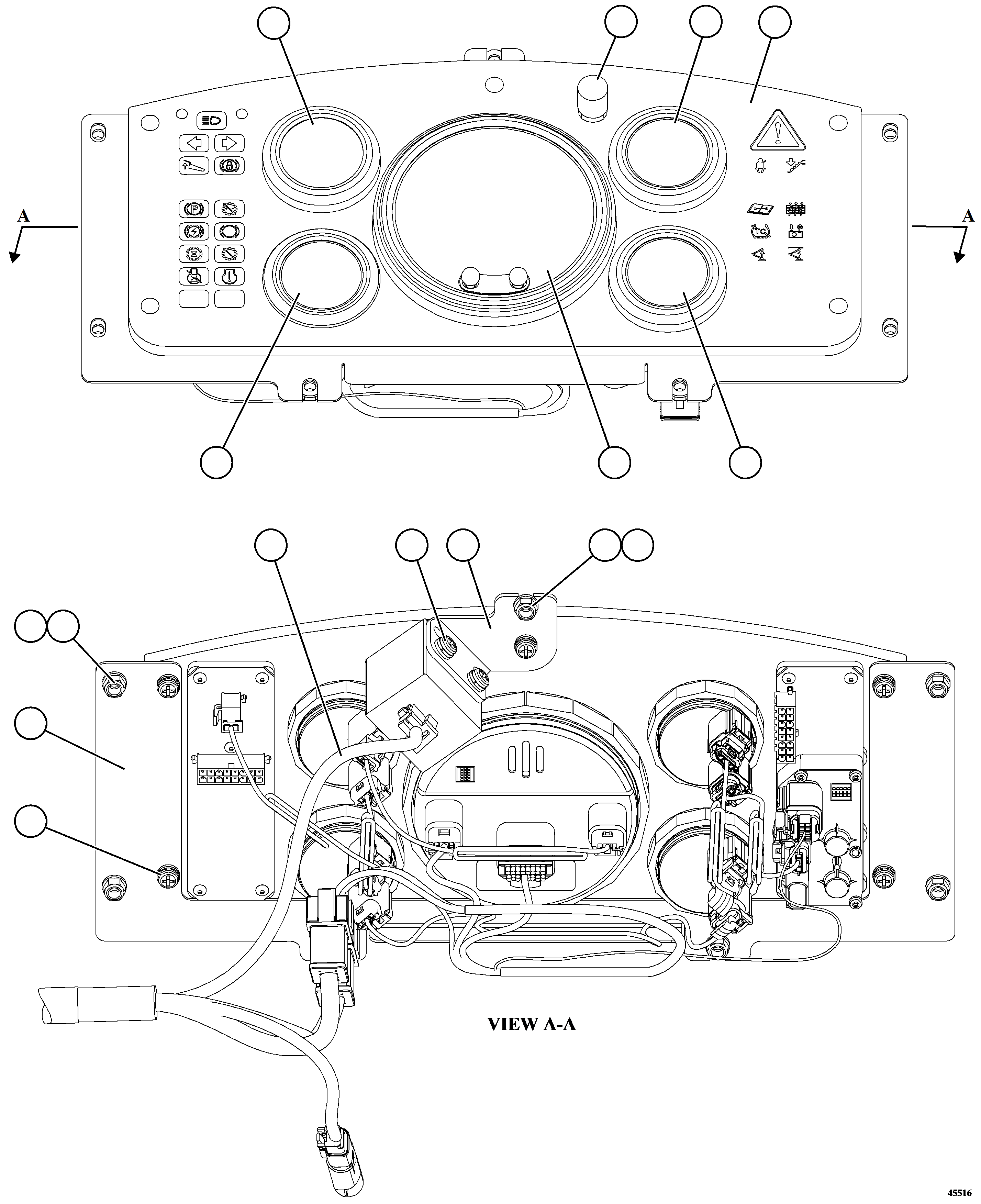 HARNESS, WIRING - OPERATOR CONTROL 58E-06-05883 KOMATSU
