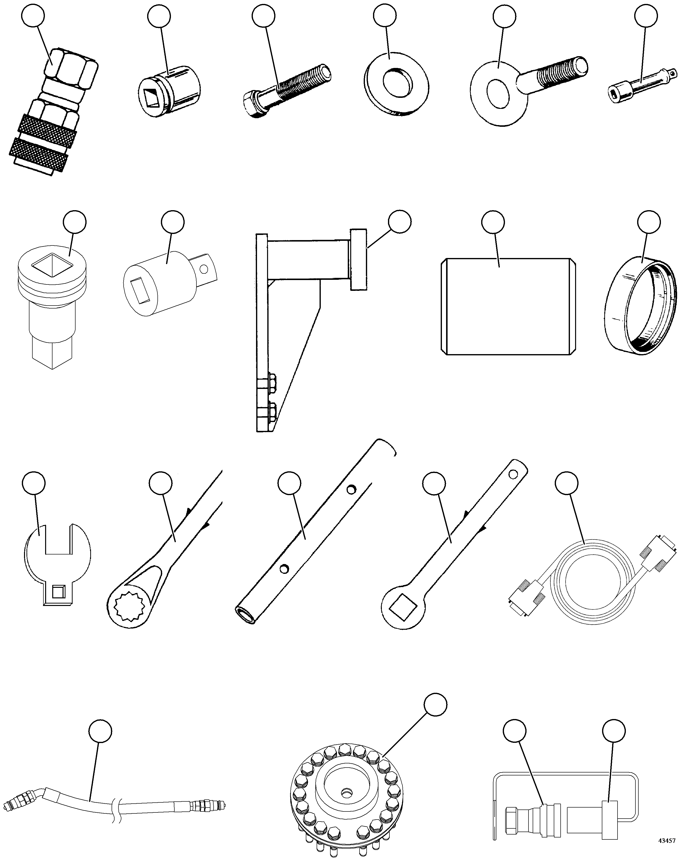 PLATE, PULLLER 58E-50-00350 KOMATSU