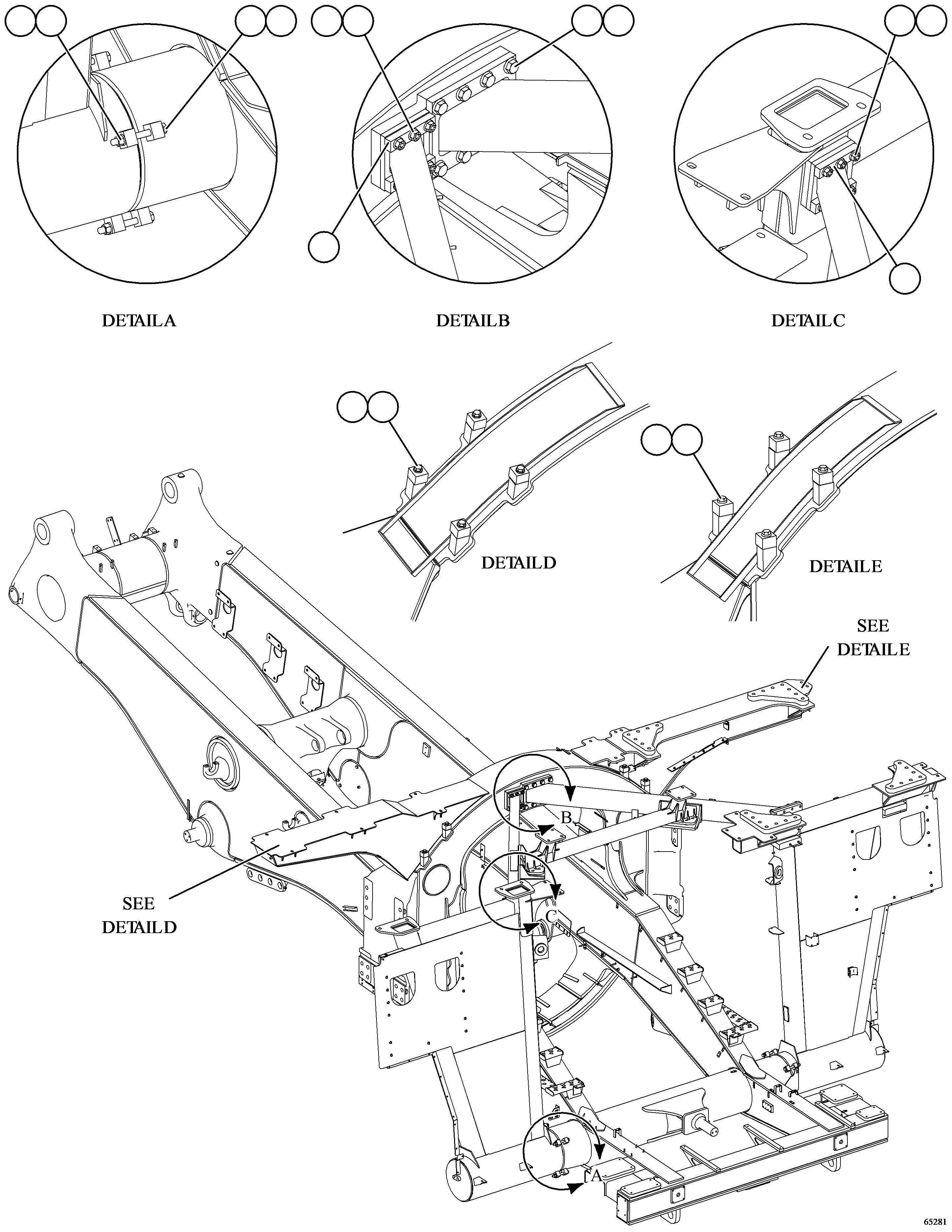 SPACER, BLOCK 58F-46-02020 KOMATSU