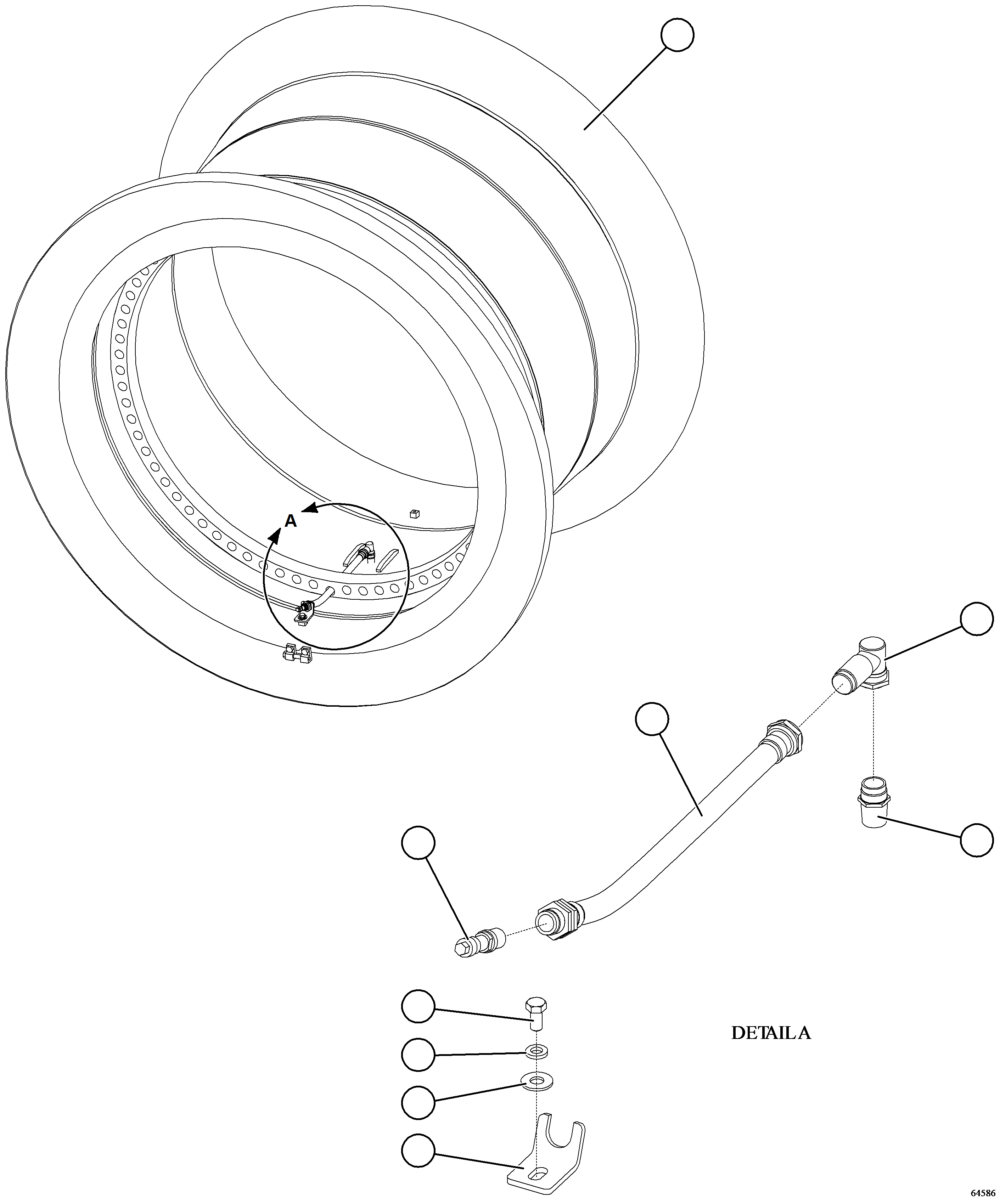 SMART RIM ASSEMBLY (SEE FIG 56033) 58E-30-10210 KOMATSU