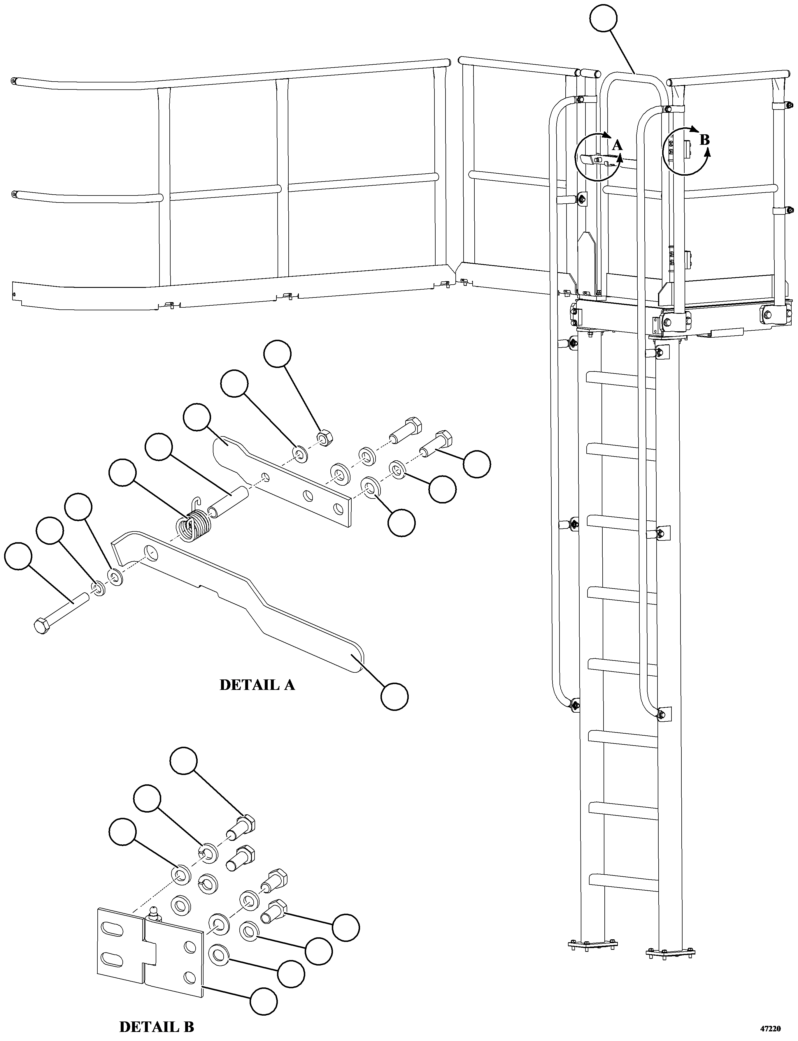 GATE (1) 58F-54-30550 KOMATSU