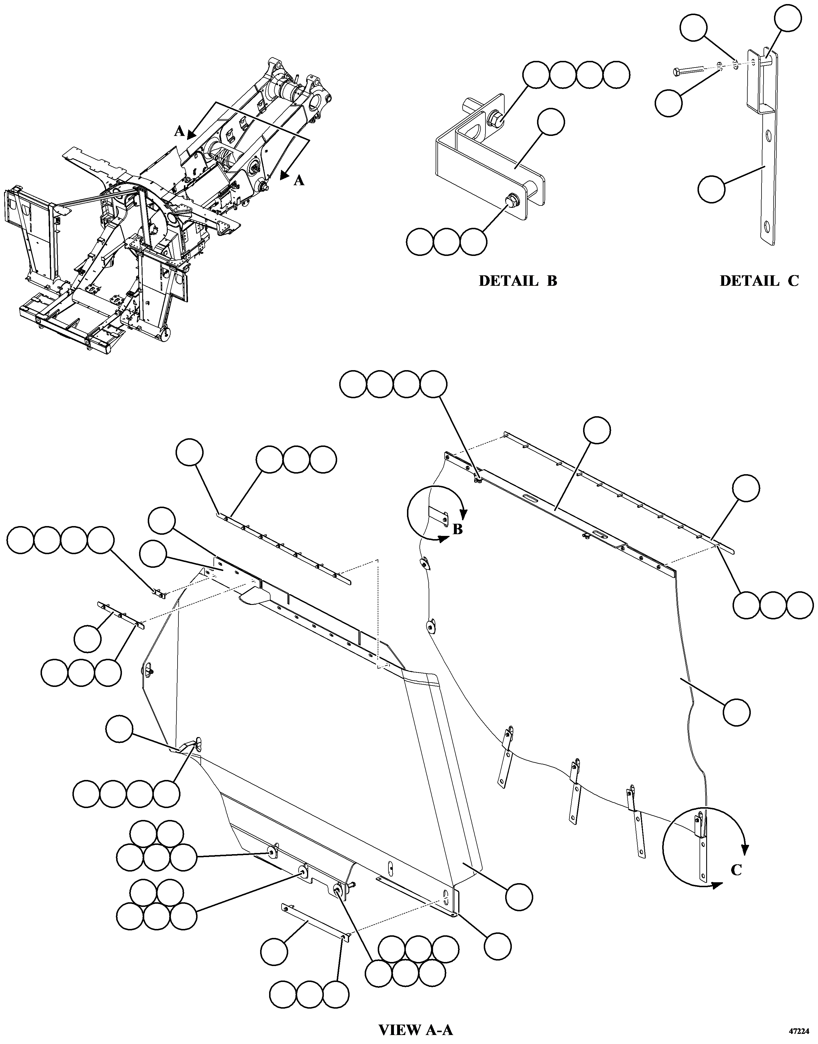 CURTAIN, RUBBER 58F-80-07660 KOMATSU