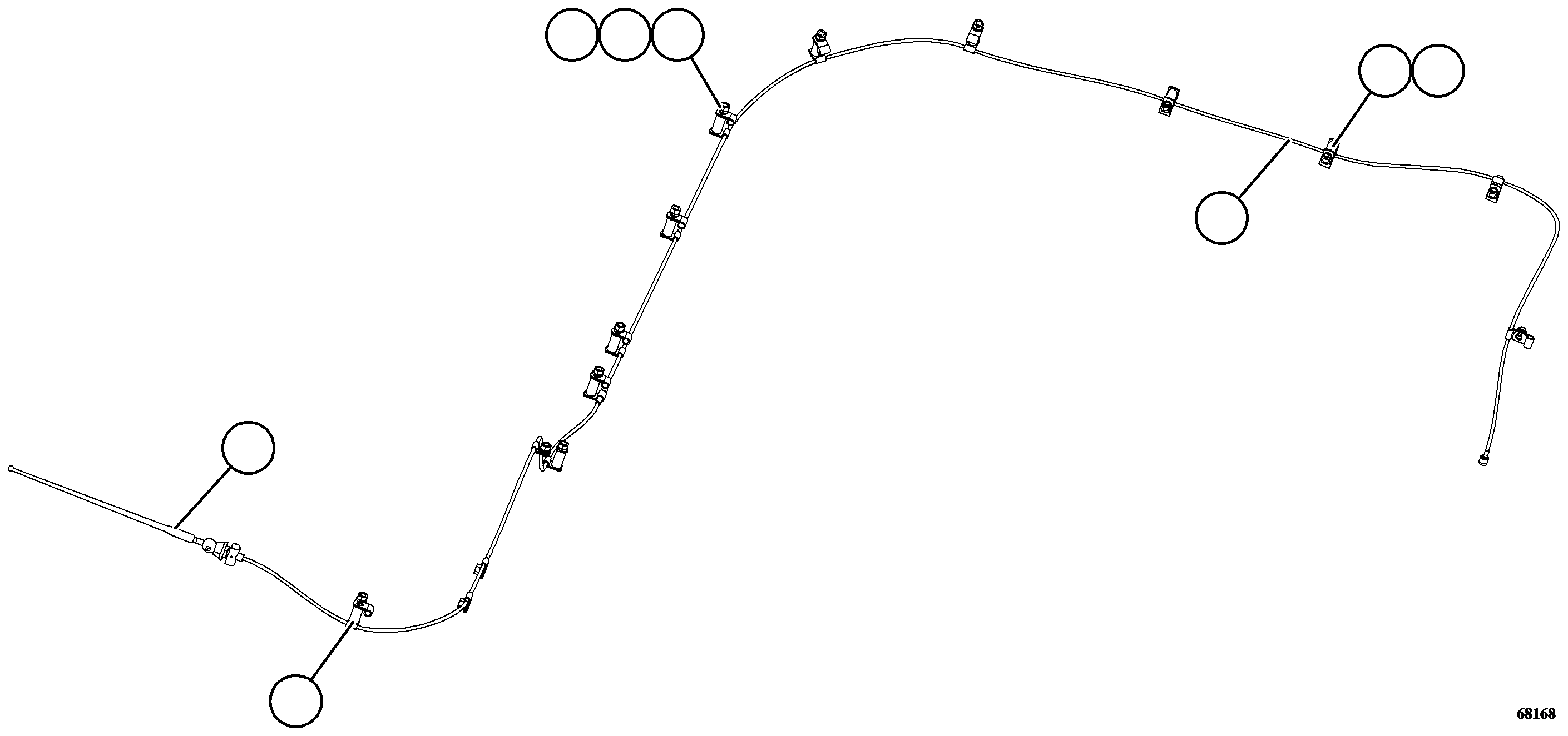 CABLE, ANTENNA 58F-06-05510 KOMATSU