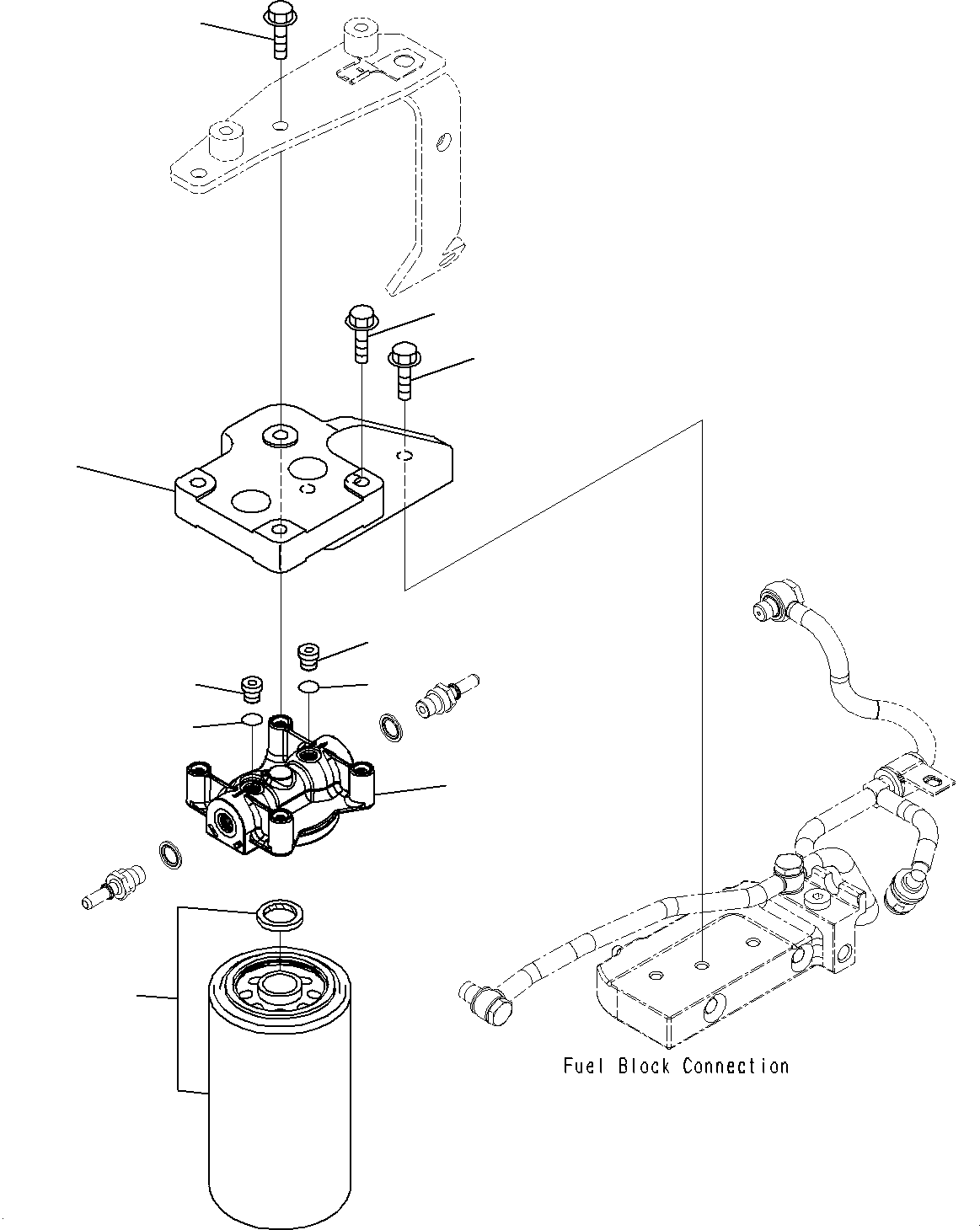 Cartridge, Fuel Filter 600-311-3750 KOMATSU