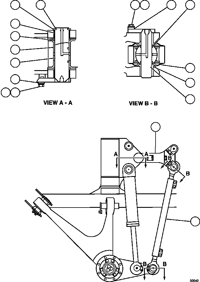 TIE ROD ASSEMBLY (SEE INDEX) EF6244 KOMATSU