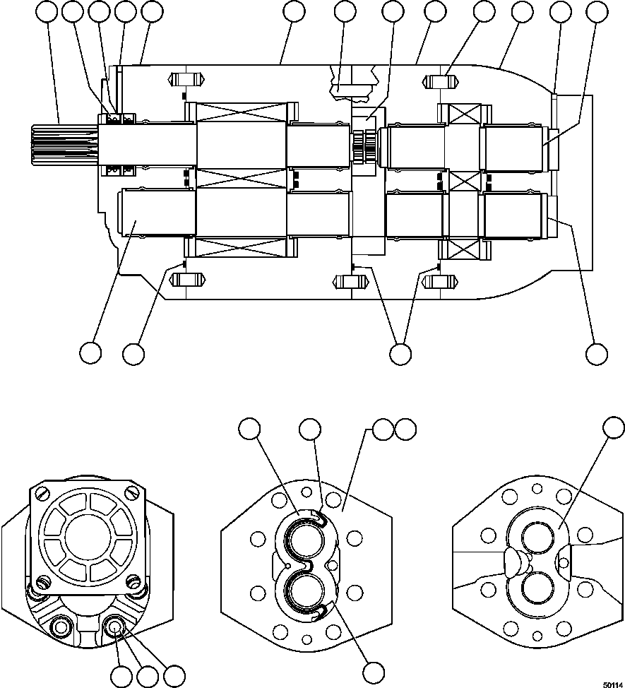 COUPLING, SPLINED BF5226 KOMATSU