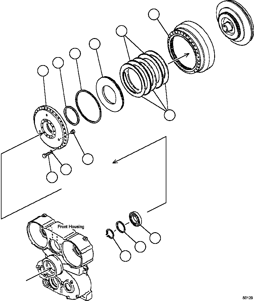 CASE (TUBINE) 562-13-41210 KOMATSU
