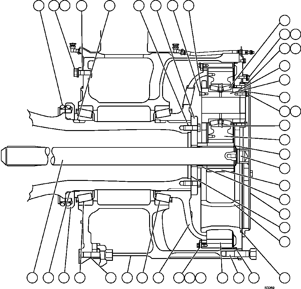 GEAR, PLANETARY 562-22-32530 KOMATSU