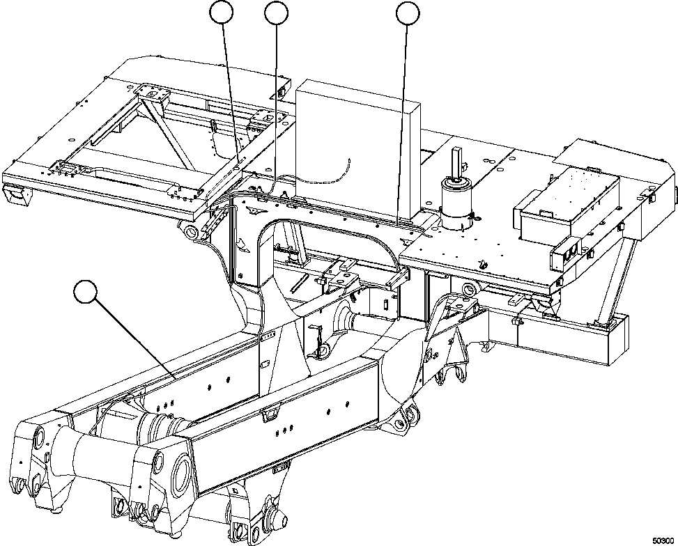 HARNESS, DECK - L.H. EH5030 KOMATSU
