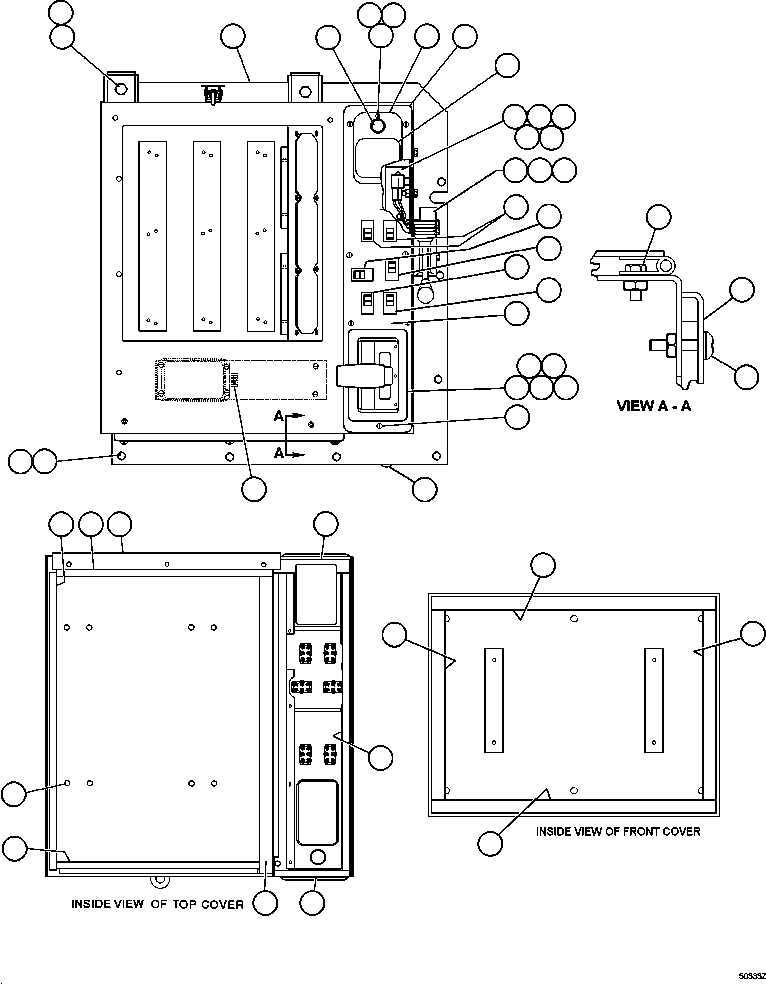 SWITCH, ROCKER (BRAKE LOCK) PC0486 KOMATSU