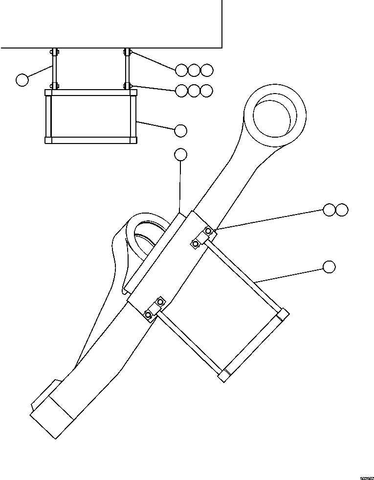 BRACKET - R.H. EJ1829 KOMATSU