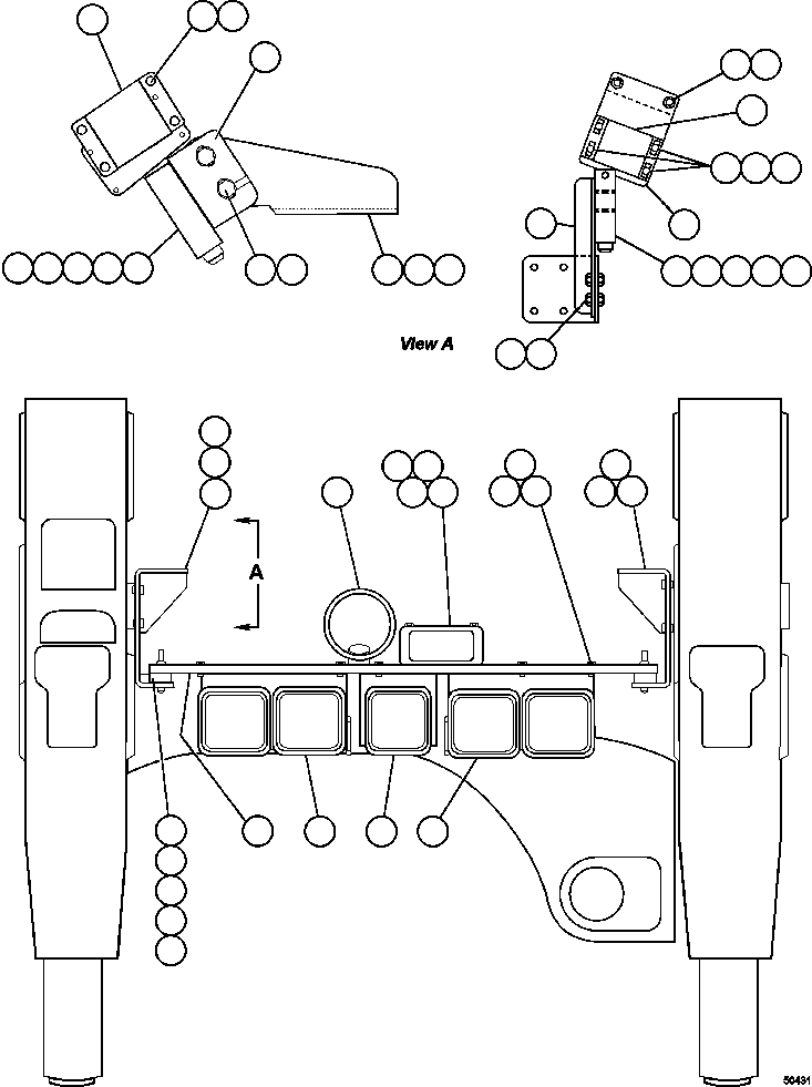 BRACKET - R.H. EF7824 KOMATSU