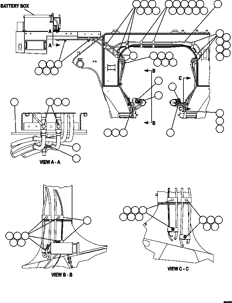 BRACKET - L.H. EK6498 KOMATSU
