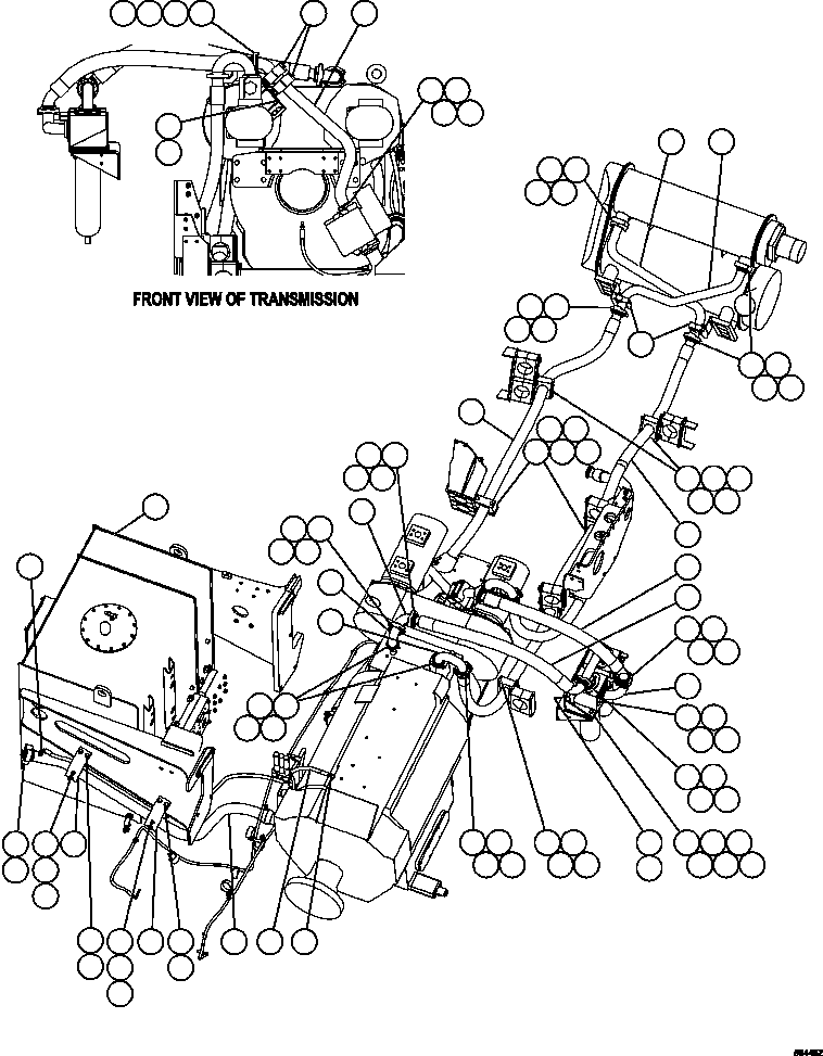 TUBE, TRANSMISSION FILL EJ2612 KOMATSU