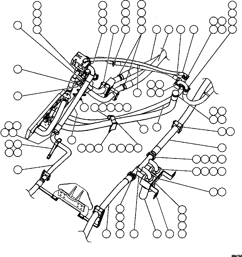 BRACKET, MOUNTING (1) EJ8438 KOMATSU