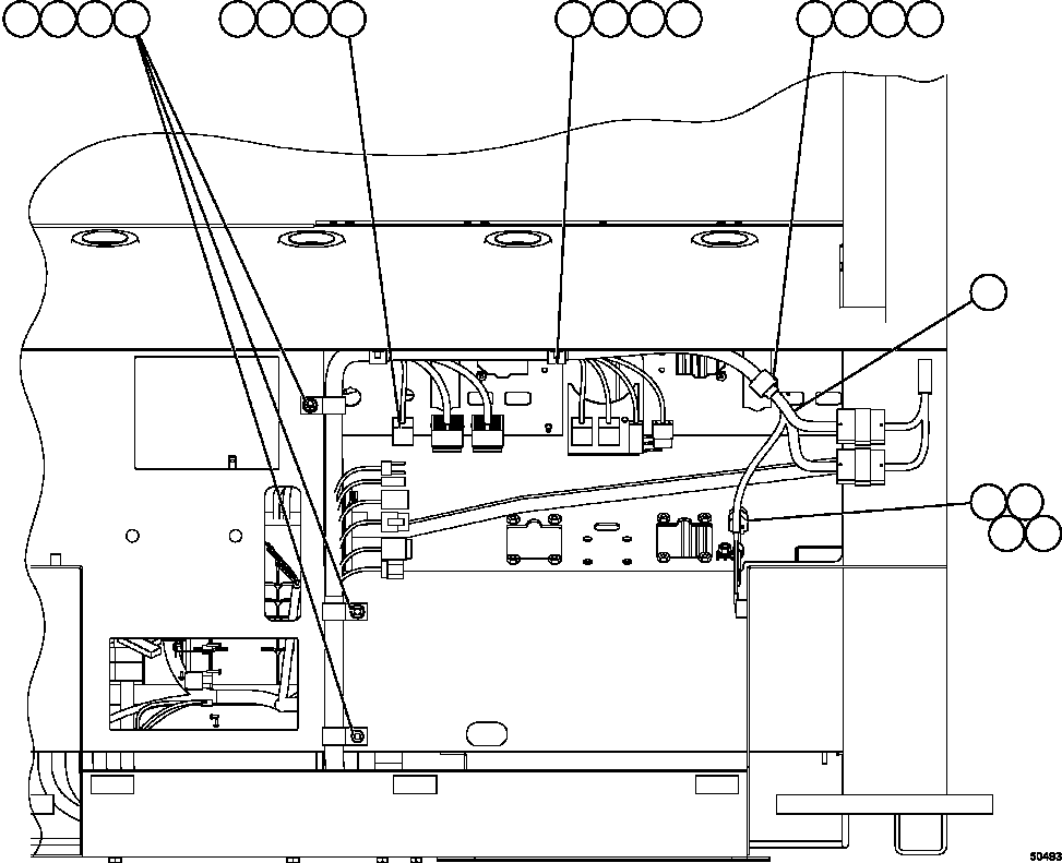 HARNESS, OPERATOR'S CAB (1) EH2975 KOMATSU