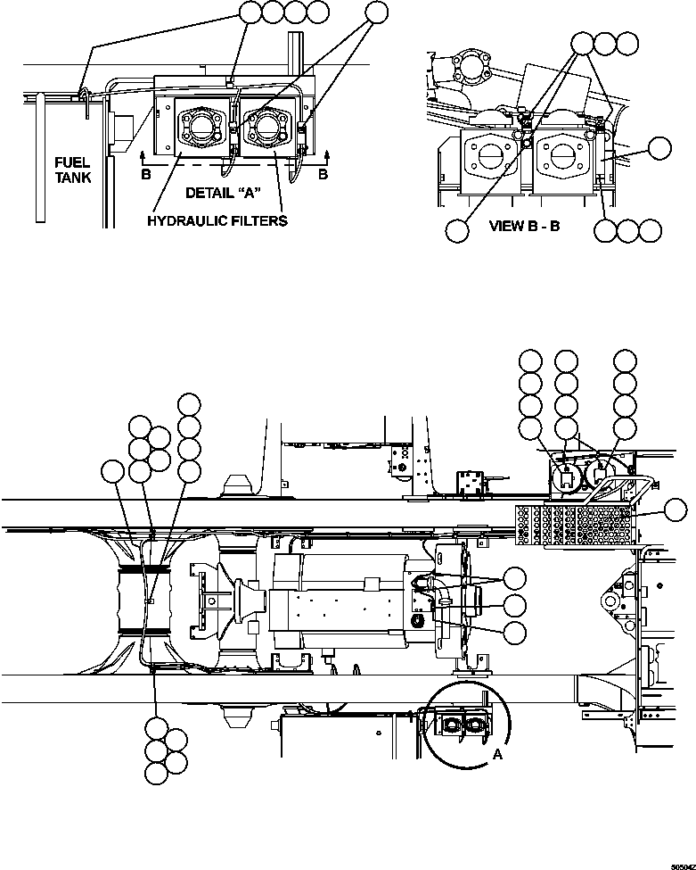 HARNESS, TRANSMISSION EH0912 KOMATSU