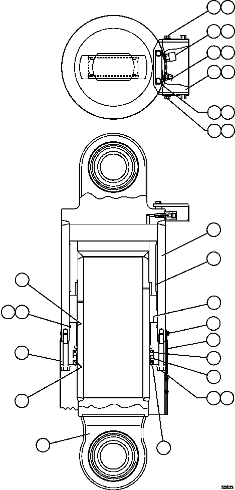 COVER (5)/(6) EK7130 KOMATSU