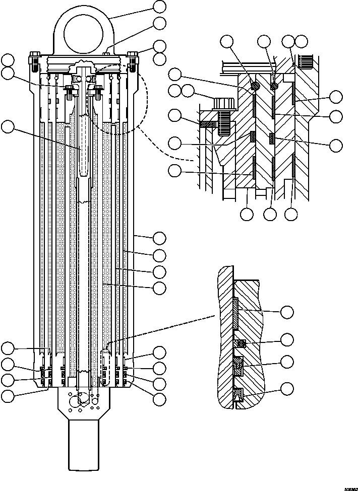 TUBE, STAGE - 8.50 EF9430 KOMATSU